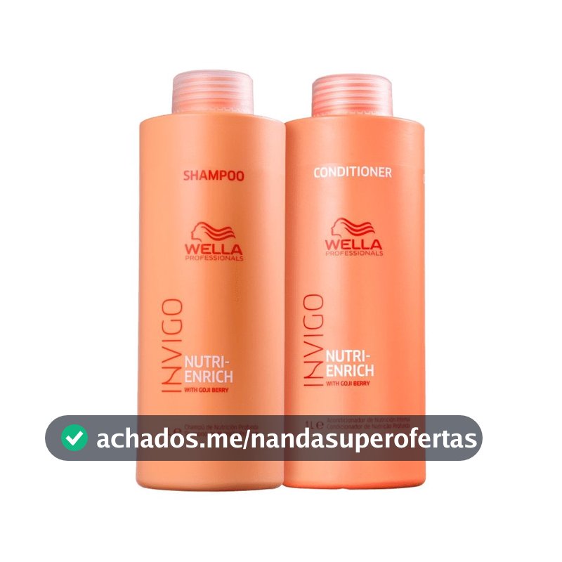 KIT WELLA INVIGO NUTRI-ENRICH SH 1L + COND 1L