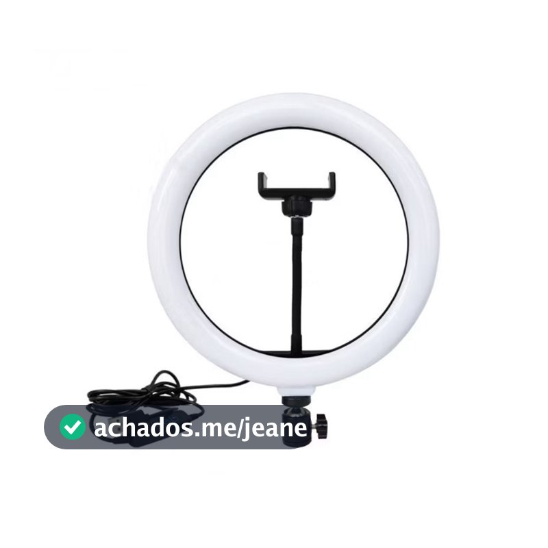 Ring Ligth Anel De Luz  Led Para Celular Câmera Tripé 8 10 12 Polegadas--sem-tripe