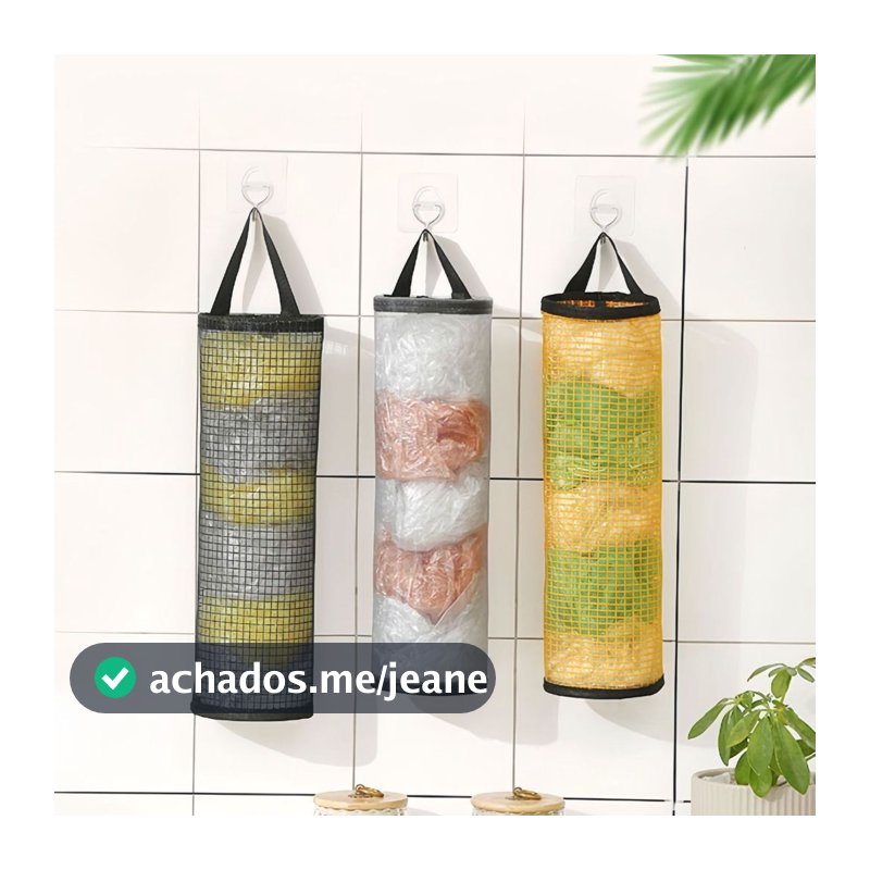 1/2/3 Porta-Saco de Lixo, Organizador de Saco Plástico