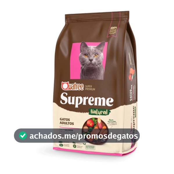 Ração Quatree Supreme Gato Adulto Salmão 10,1 kg