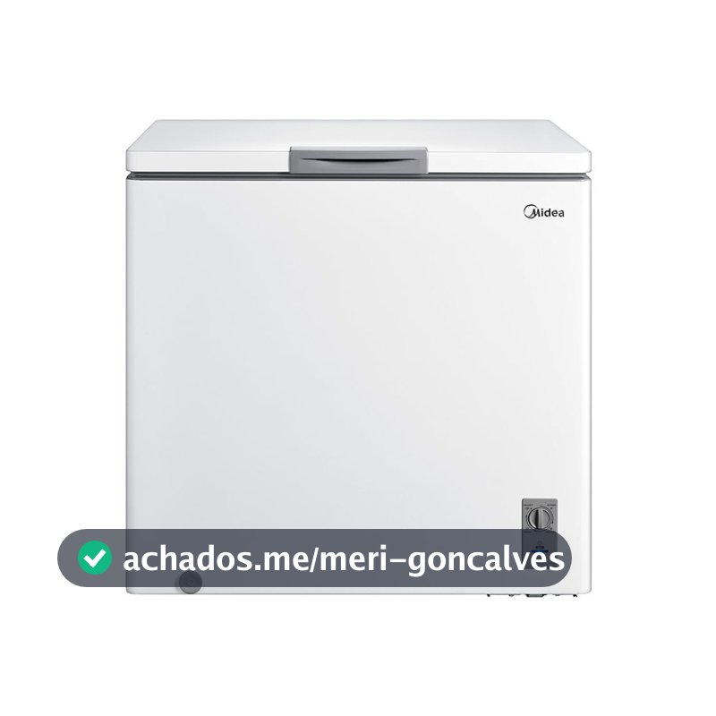Freezer Horizontal 198L Inverter Bivolt Branco Midea