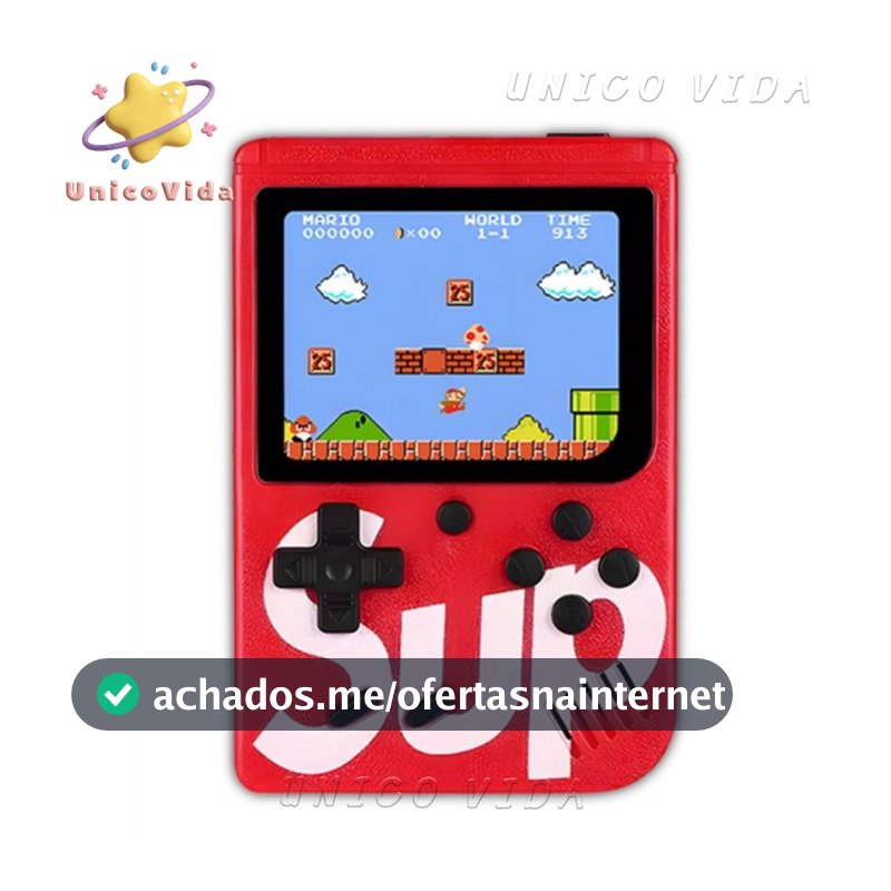 Mini Game Retrô Portatil Nintendo 400 Jogos Antigos Anos 80 | UnicoVida