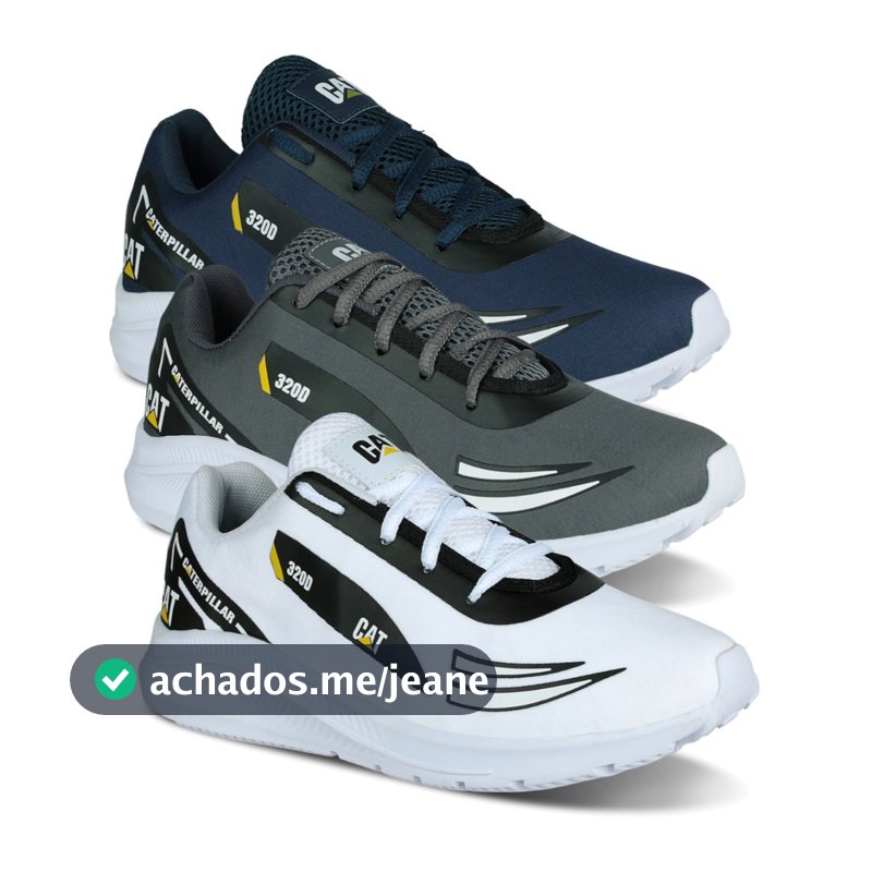 Kit 3 Tênis Masculino 320d Esporte Macio Oferta Promoção Casual Esporte Academia Loja React