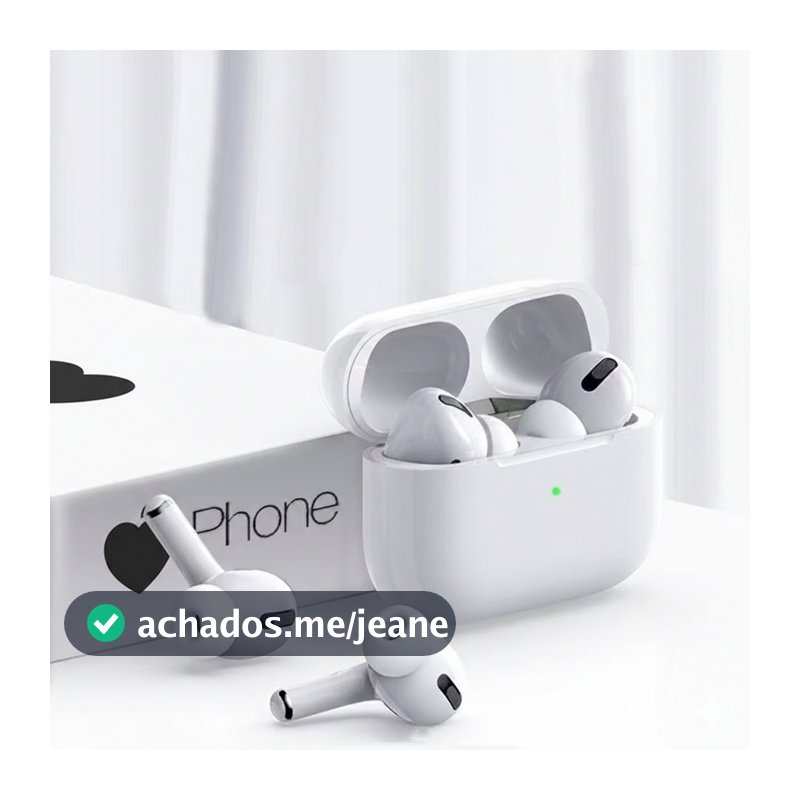 Fone de ouvido Bluetooth Sem Fio AirPods Pro 5 Compatível com iPhone e Android Premium