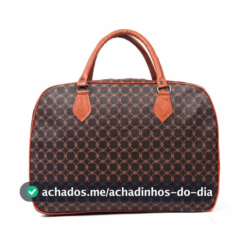 Bolsa Sacola Média de Viagem Lona Resistente ao Desgaste