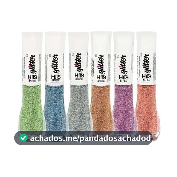Esmalte Hits Coleção Diamante Glitter 8ml