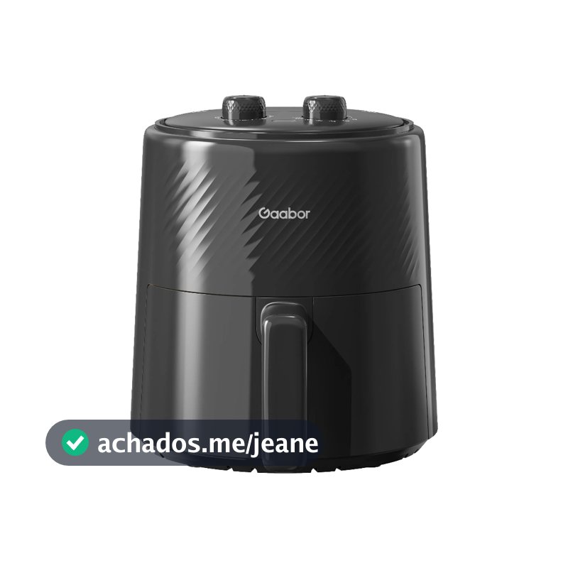 Fritadeira Elétrica Air Fryer Gaabor NEO AF-40M 1300W 4L Cyclone Air 360º Antiaderente Compacta