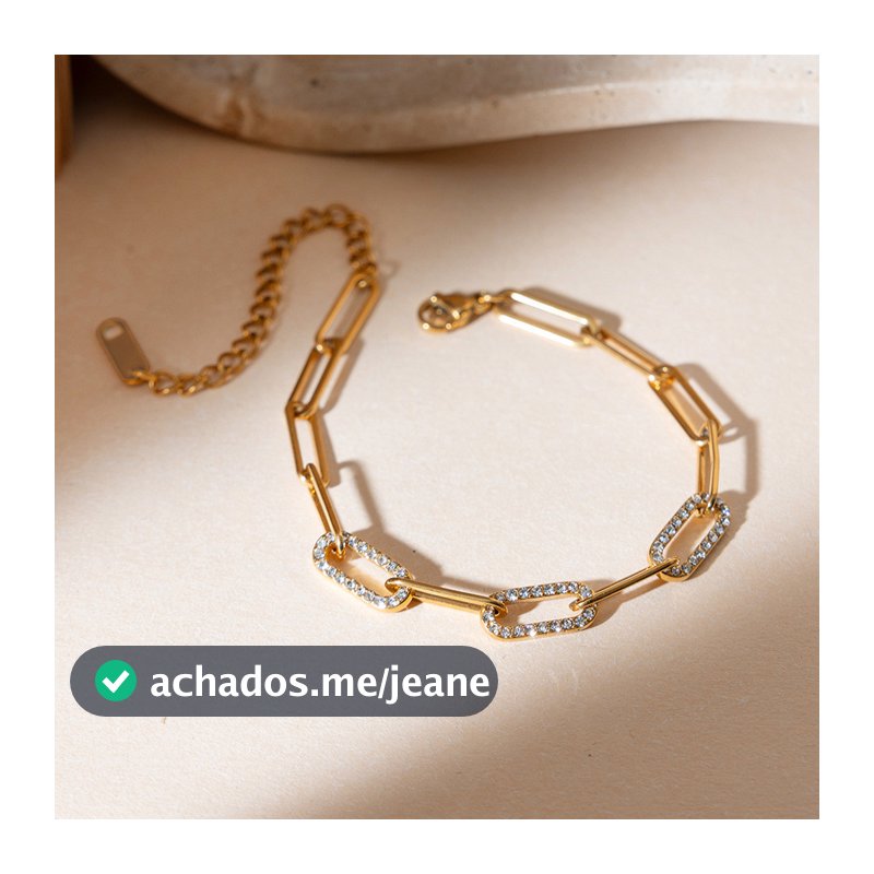 Wanxing europeu americano pulseira de zircão de aço inoxidável não-desbotamento luz luxo High-End mão jóias titânio aço