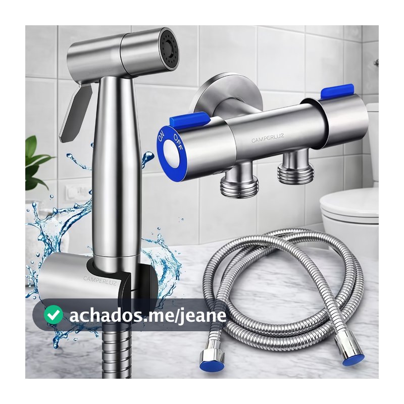 Ducha Higiênica Banheiro Completa Luxo  núcleo da válvula Chuveirinho Privada