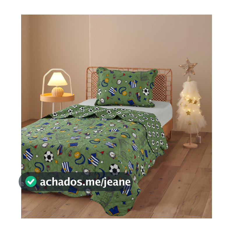Colcha Infantil 2 Peças Dupla face Estampada