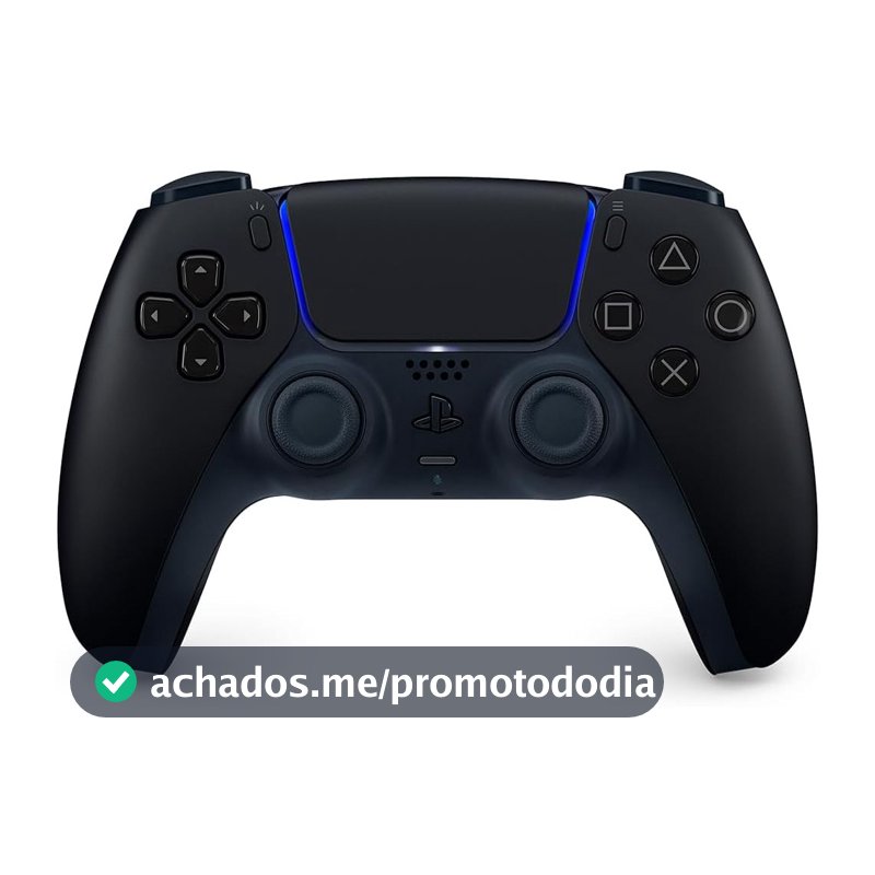 Controle sem fio DualSense™, Midnight Black