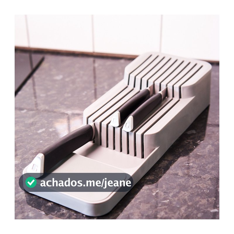 Organizador De Gavetas P/Facas Com Divisorias