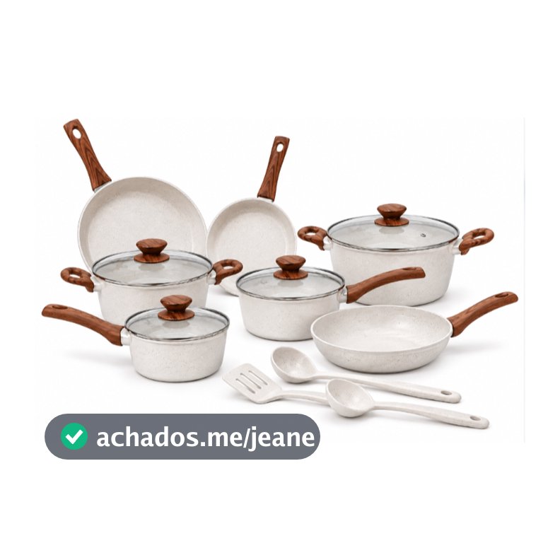 Conjunto De Panelas 10 Peças Style Cook Mármol + Brinde Especial