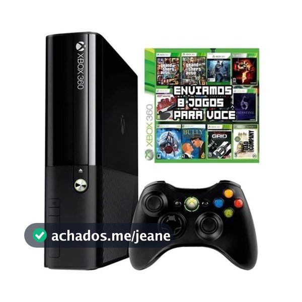 Xbox 360 Slim ou Super Slim 4GB (DESTRAVADO) - Microsoft