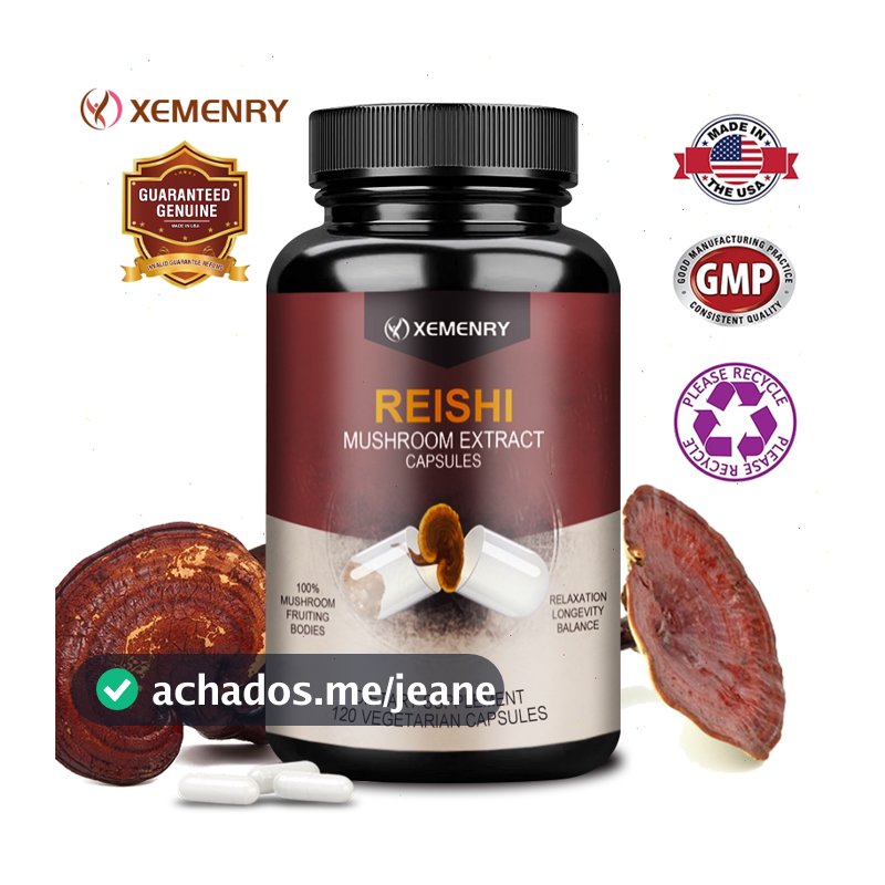 Contains 1 gram of Reishi mushroom extract; imported from the USA; contains no added preservatives.