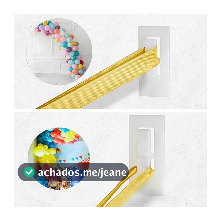 20 Clip Suporte Adesivo Multiuso Balão Decoração Festa