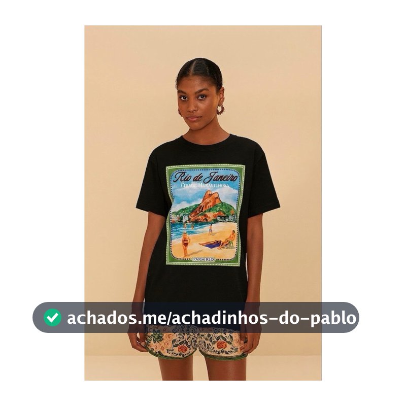 INSP T-shir BLUSA F4RM COM TODAS AS ETIQUETAS E TAG