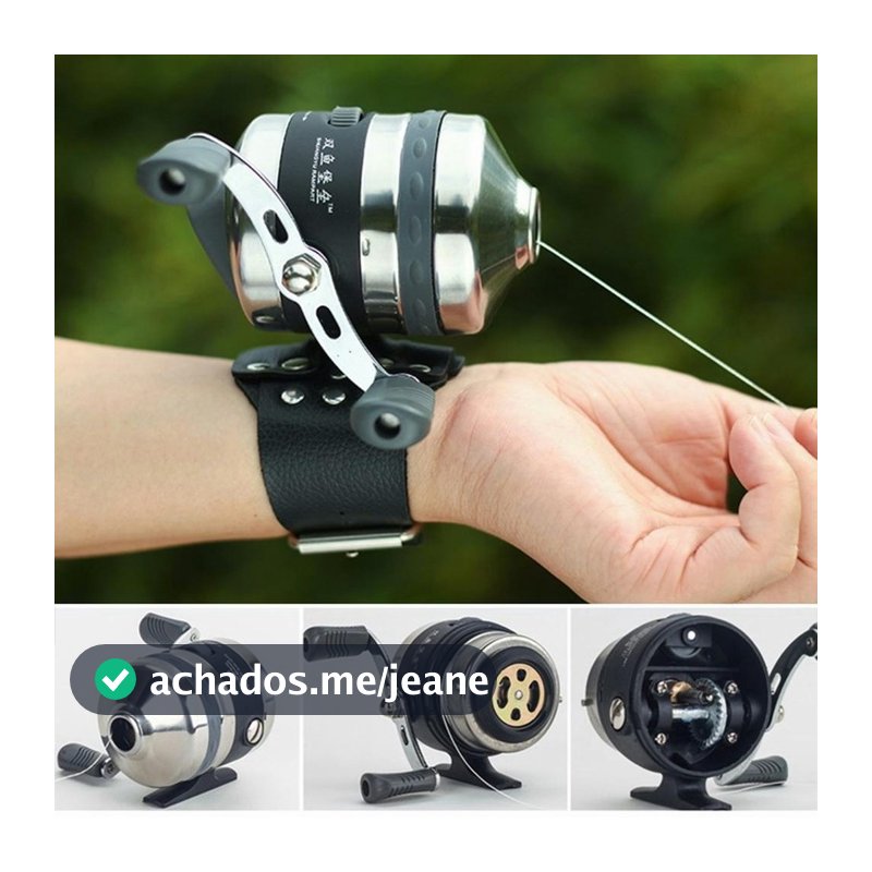 Carretéis De Pesca Para Tiro De Funda Uso De Peixe Dardo Roda Metálica De Aço Inoxidável Fechada 1PCS BL25 Carreto