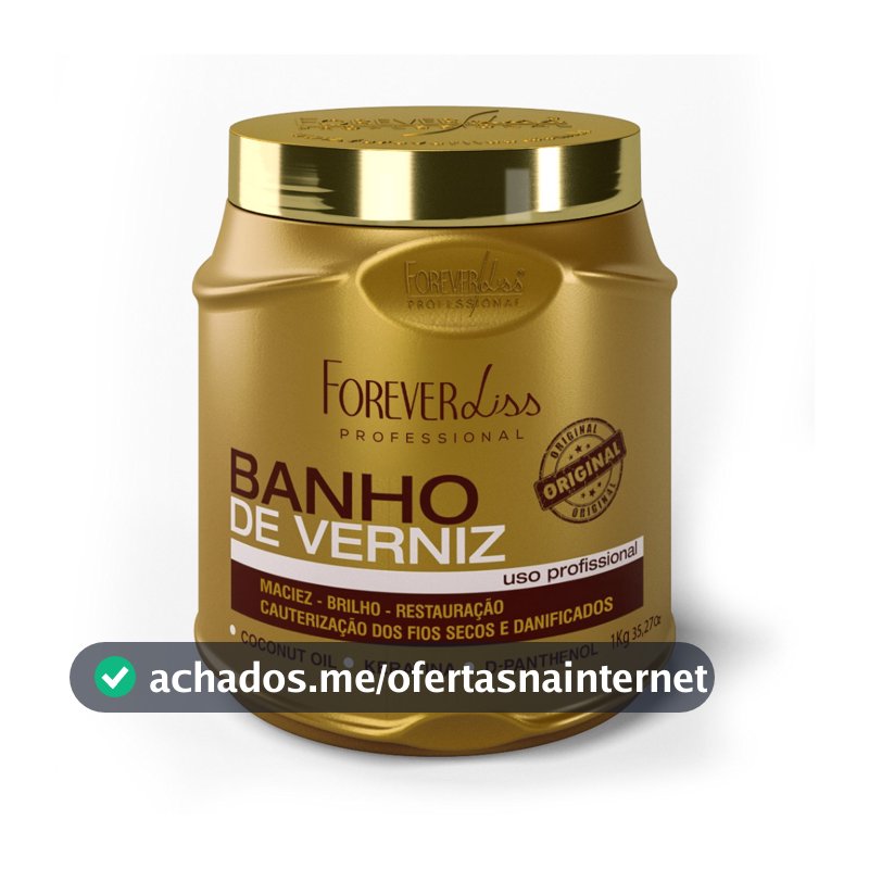 Banho De Verniz Máscara 1Kg Forever Liss