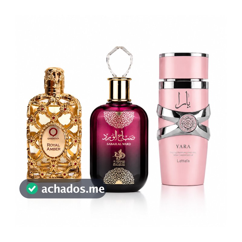 Yara Sabah Royal Amber – Kit Perfumado Feminino de Estilo Oriental