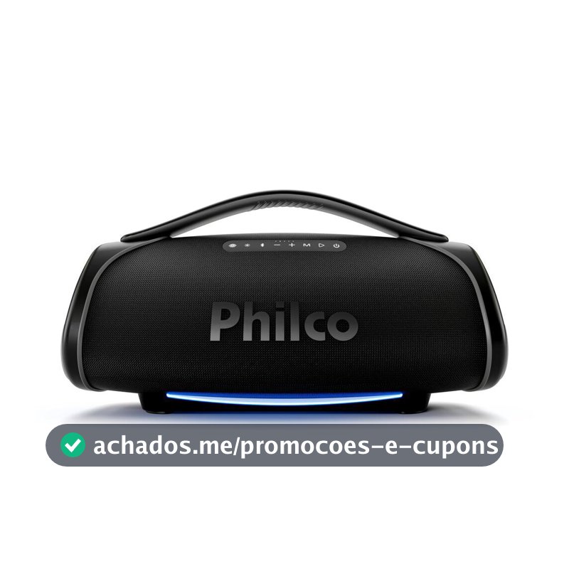 Caixa de Som Boombox Philco Extreme PBX01 300W Bluetooth