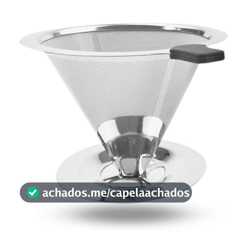 Coador de Café Inox 103 Mazzal | Reutilizável Sem Filtro de Papel
