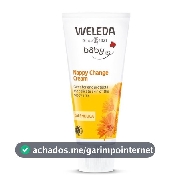 Creme Pomada Prevenção Assaduras Calêndula Babycreme Troca Fralda 30ml Weleda