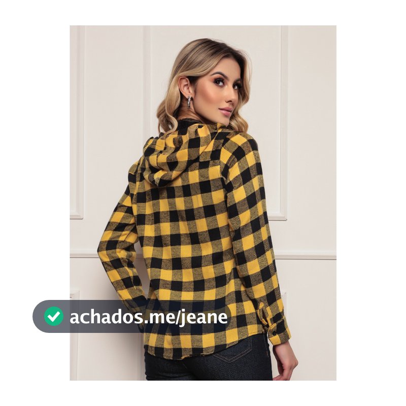 Camisa femininas xadrez blusinha blusas feminina Quadriculado