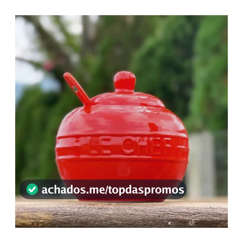 Açucareiro Le Chef 300ml Cor: Vermelho