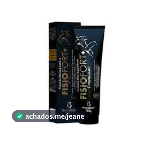 Pomada Fisiofort Preta Premium 150g bio instinto original alivio imediato
