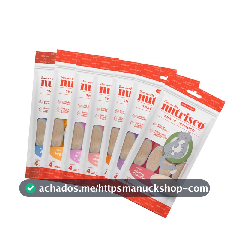 Snack Cremoso para Gatos Nutrisco Sabores Variados 56 g Pestisco