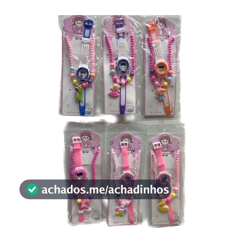 10 UNIDADES kit relógio e pulseira led para menino e menina