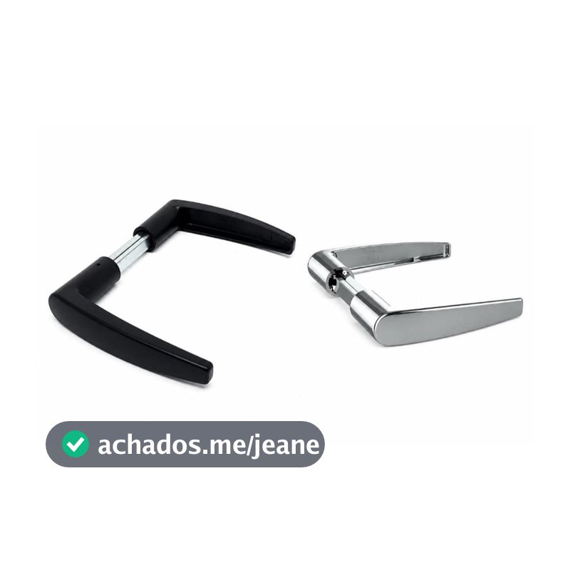 Maçaneta P/porta Fechadura Modelo Alavanca Preto Fosco