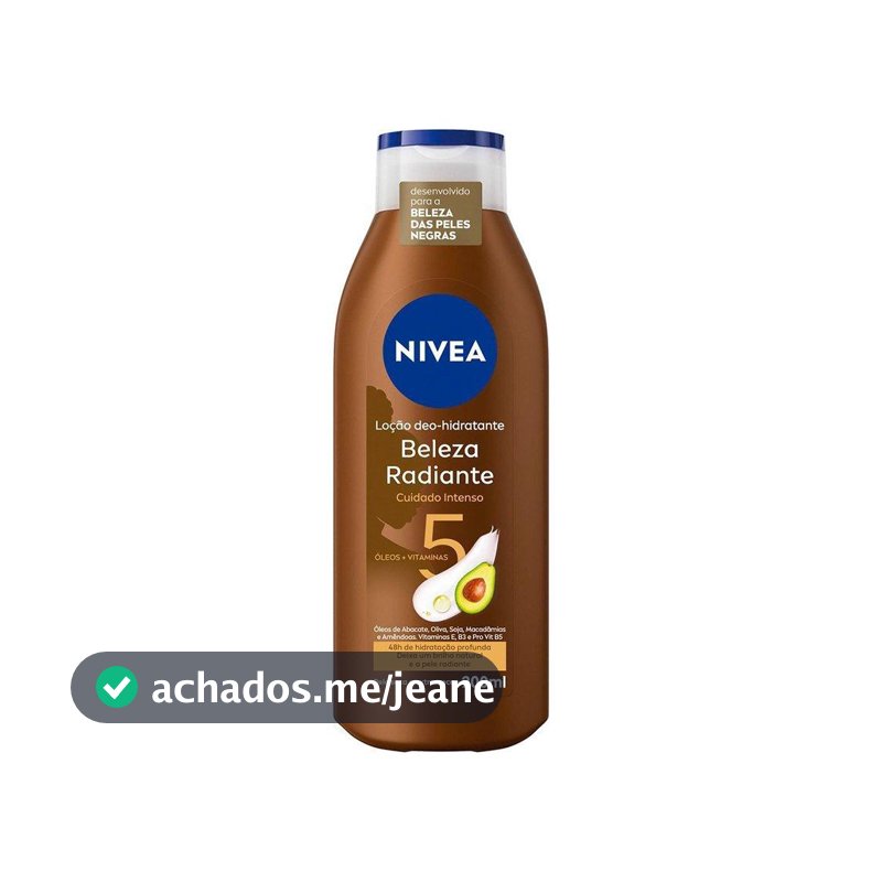 Hidratante Nivea Beleza Radiante Cuidado Intenso 200ml