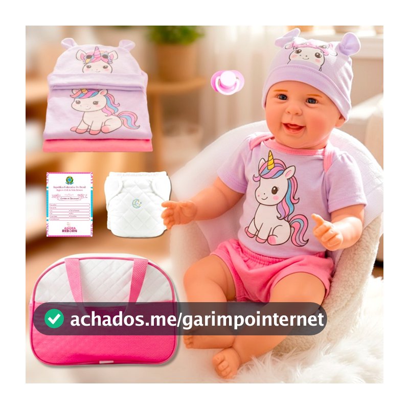 Boneca Bebê Reborn Mayze Menina Original Realista de Silicone Pode Dar Banho