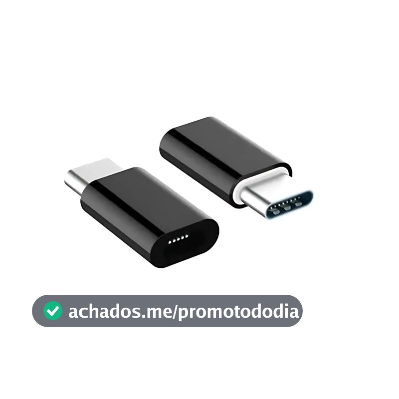 Adaptador OTG V8 para Tipo C , para Celular e Smartphone