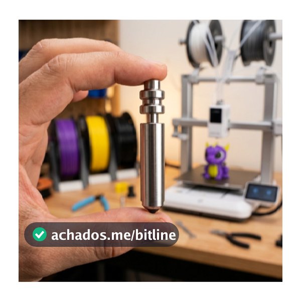 Bico Bimetálico 0.4mm Ponta Aço Endurecido Engate Rápido Anycubic Kobra 4 Combo Kobra X S1 Nozzle Hotend Impressora 3D