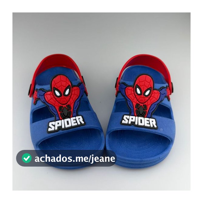 Sandalia de menino infantil aranha spyder