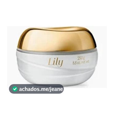 DESODORANTE CREME HIDRATANTE LILY ACETINADO 250G O BOTICARIO ORIGINAL
