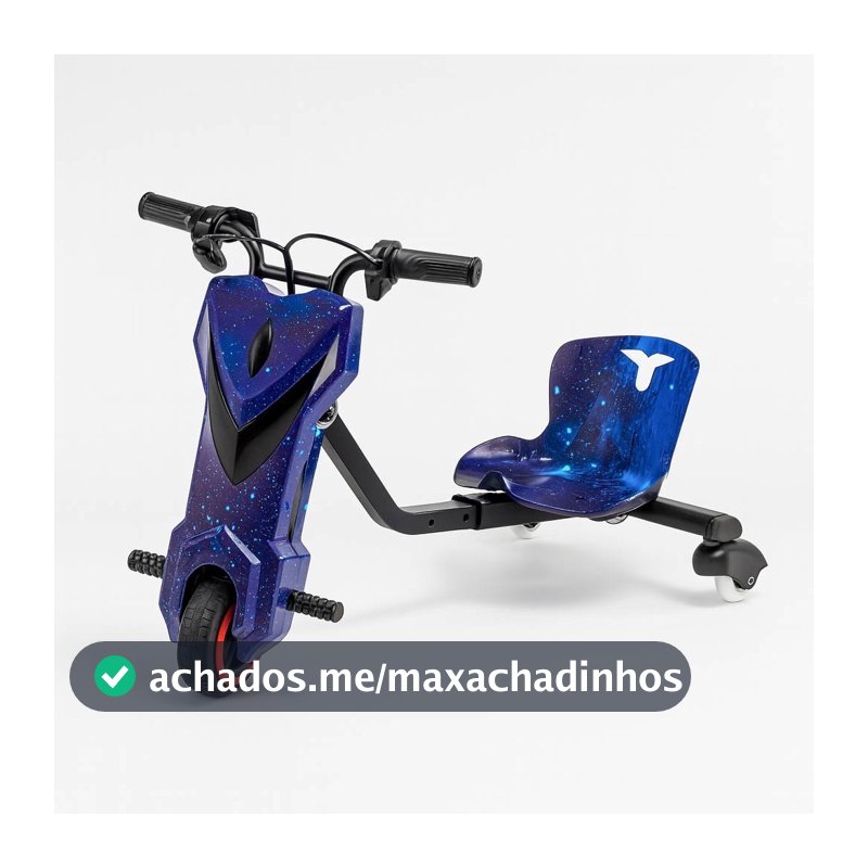 Patinete Triciclo Elétrico Infantil Drift 6,5'' Bluetooth 3 Velocidade