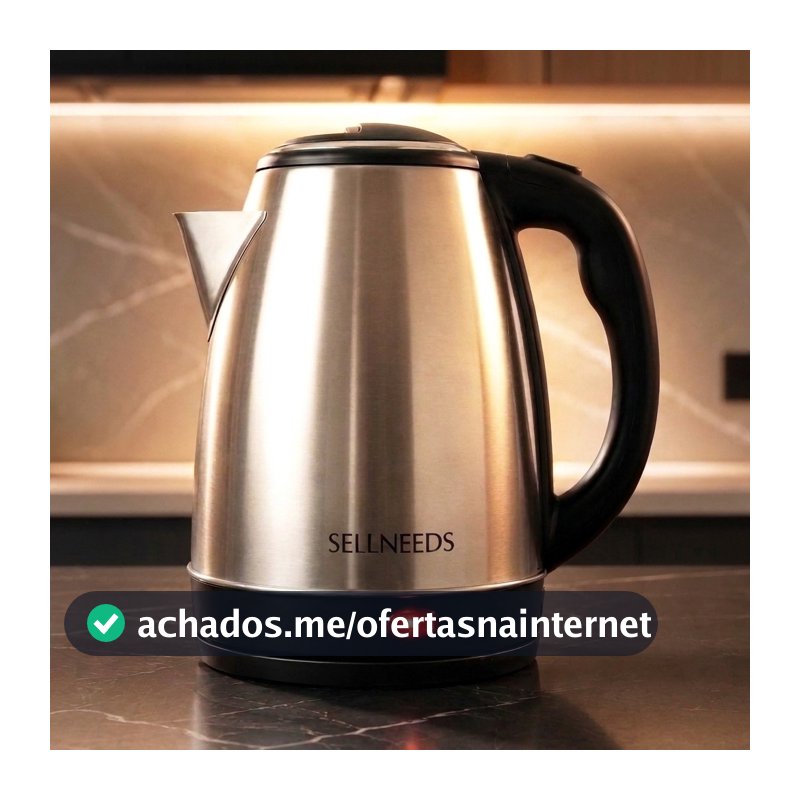 Chaleira Elétrica Jarra Café Chá Inox 110v