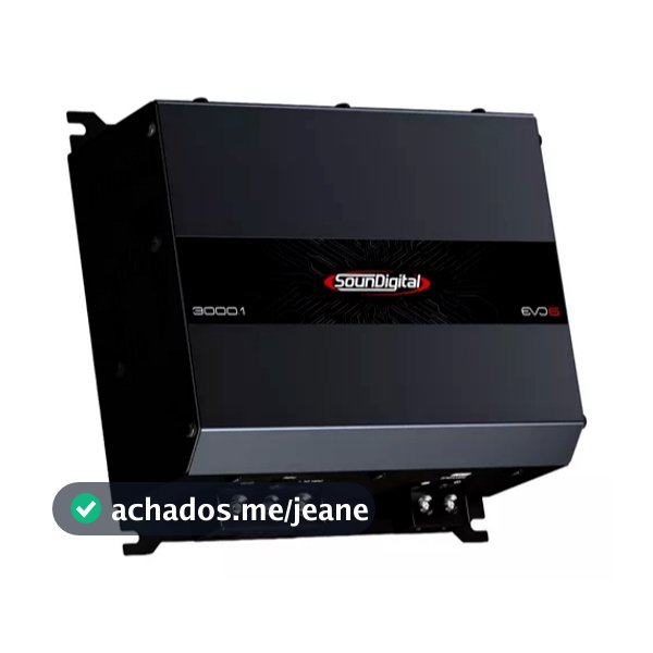 Módulo Amplificador Soundigital SD3000.1 EVO6 3000W 1 canal lançamento