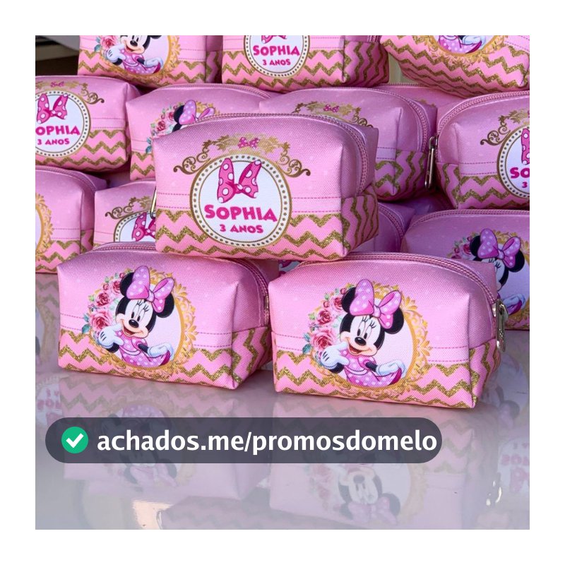 20 Porta moeda Necessaire Box mini Lembrancinha Personalizada aniversário