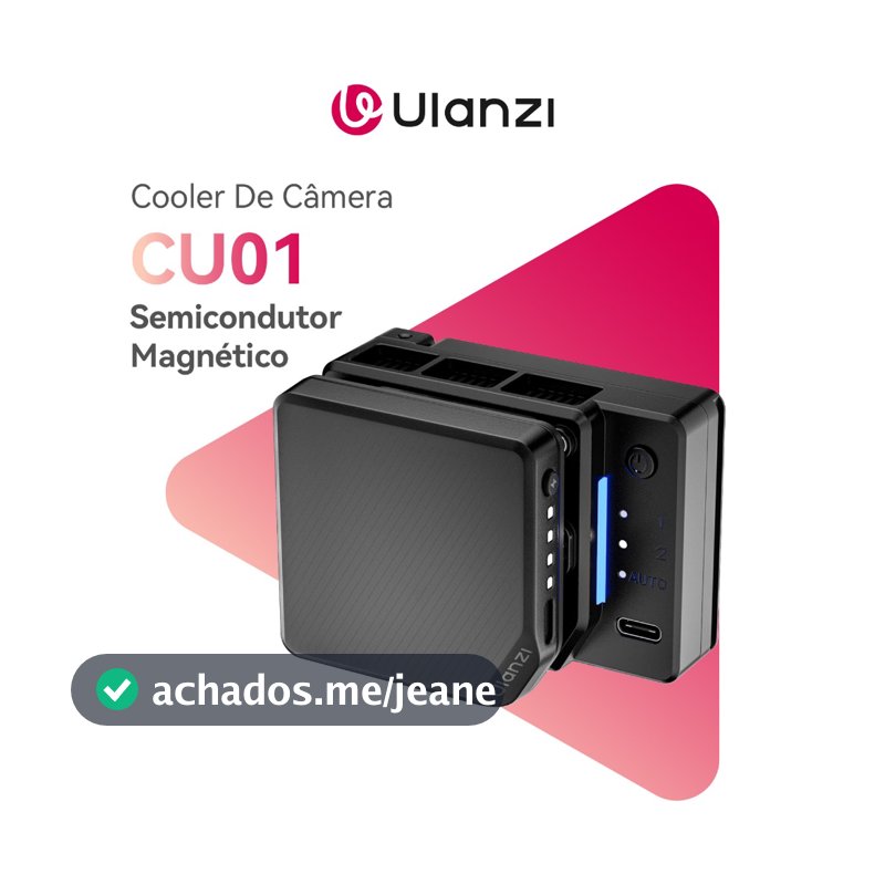 ULANZI CU01 Cooler De Câmera Semicondutor Magnético Para Sony Canon Fujifilm Mirrorless