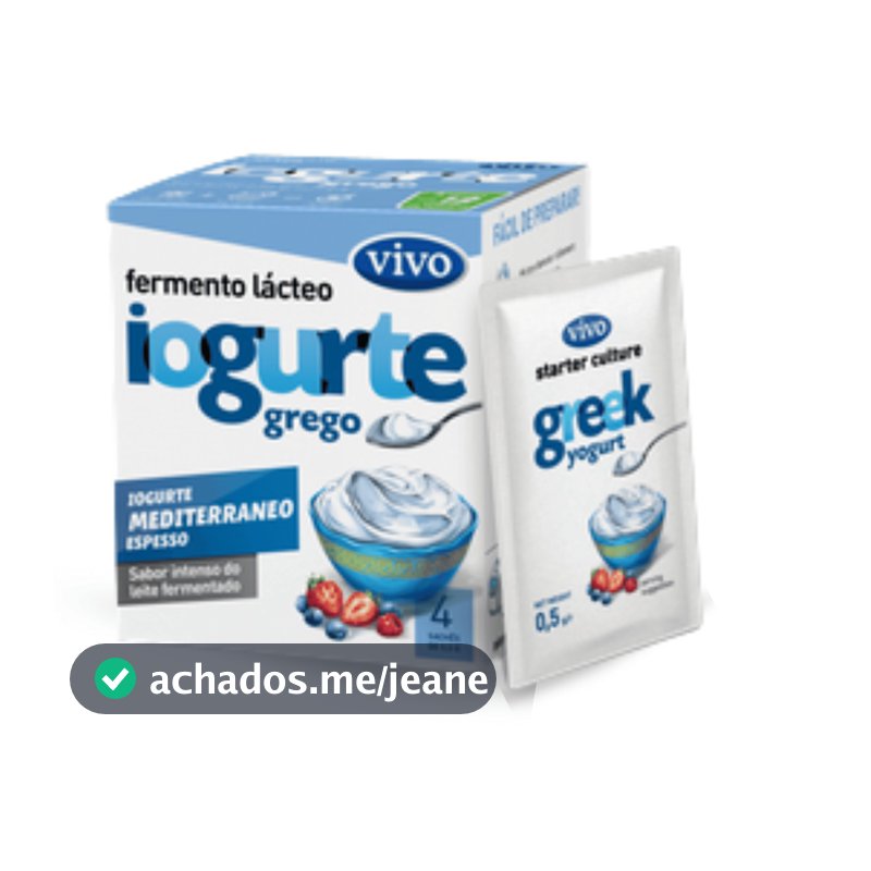 Fermento Lácteo Iogurte Grego VIVO