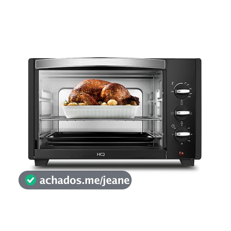 Forno Elétrico HQ 48 Litros HQ48D 1600W Preto 127V