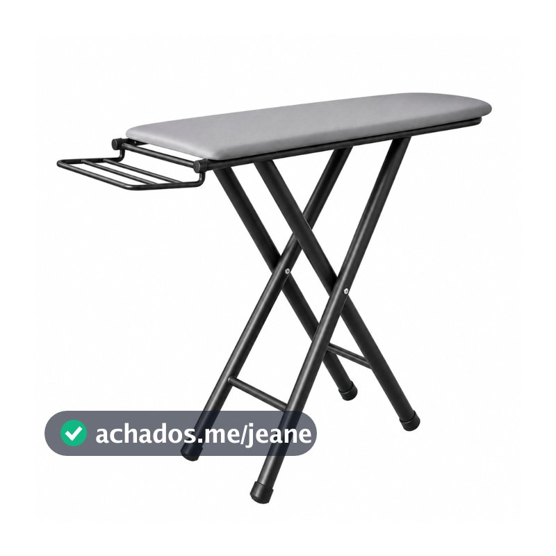 Tabua de Passar Roupa Reforçada Resistente 3 Alturas Tecido Termico