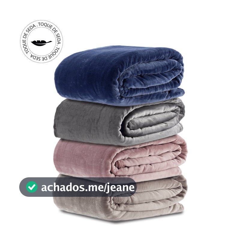 Cobertor Toque De Seda Alta Gramatura 300 g/m² Casal Queen King Lumini Manta Quentinha Corttex