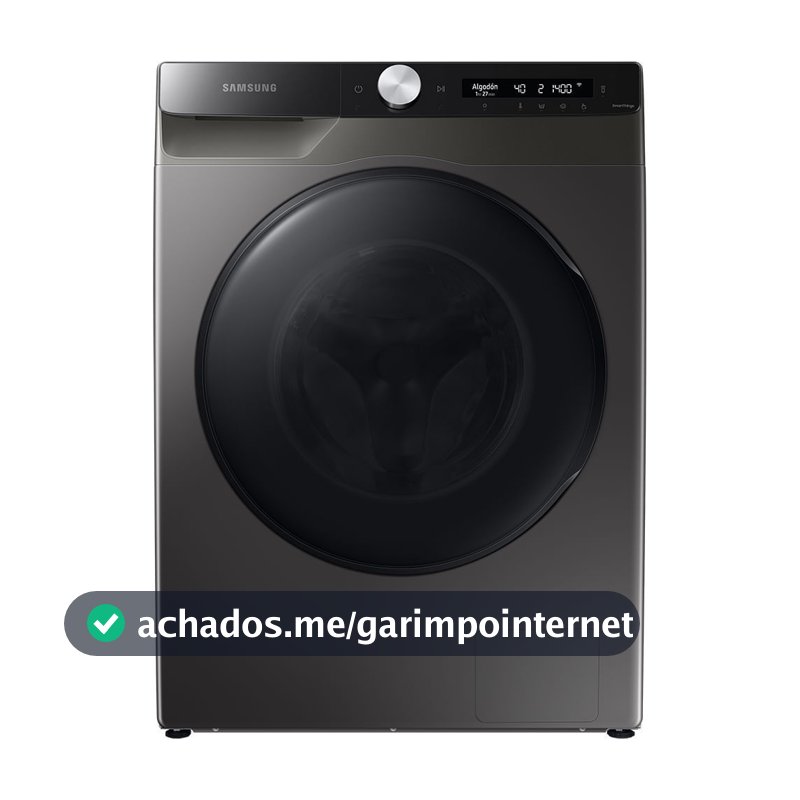 Lava e Seca Samsung WD11T Smart com Ecobubble 11kg  Inox Look