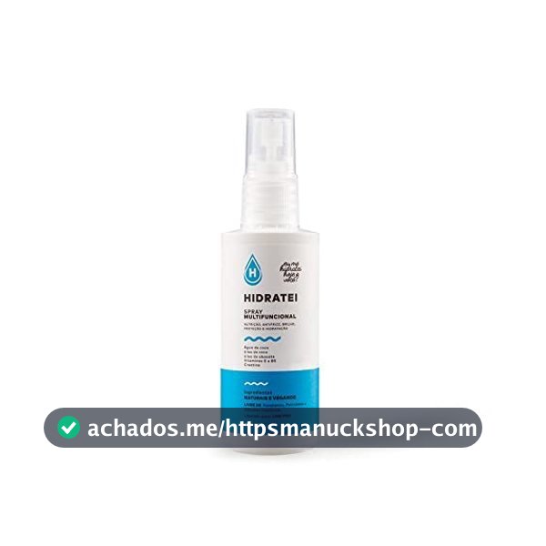 Leave-in Spray Multifuncional Hidratei 60ml Travel Size Proteção Térmica Antifrizz Brilho